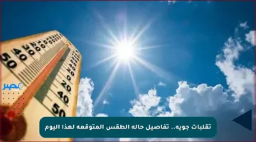 تقلبات جوية.. تفاصيل حالة الطقس المتوقعة لهذا اليوم